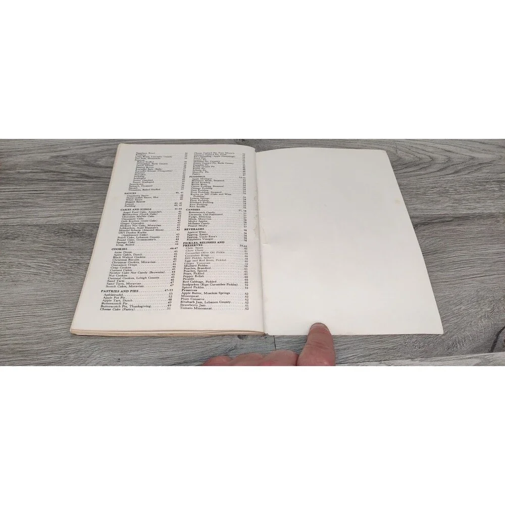Vintage 1966 Pennsylvania Dutch Cookbook Culinary Arts Press Recipes Booklet